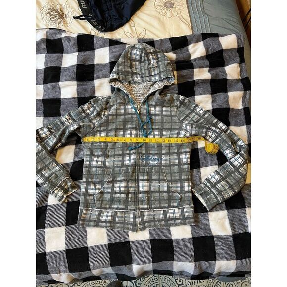 Reversible Billabong Full Zip Hoodie - Size Estimate: Small - Picture 9 of 14